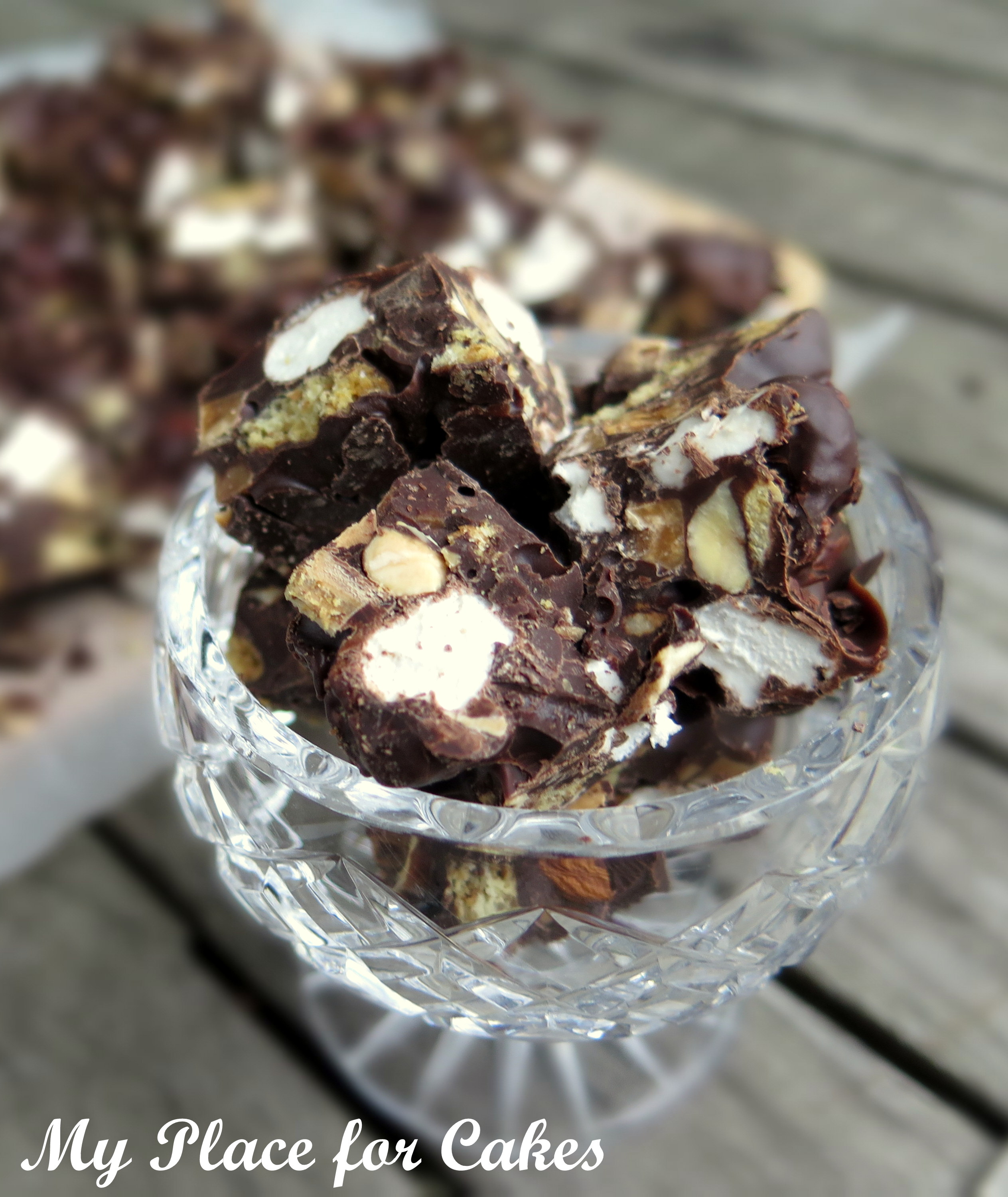 Rocky road chokoladebrud