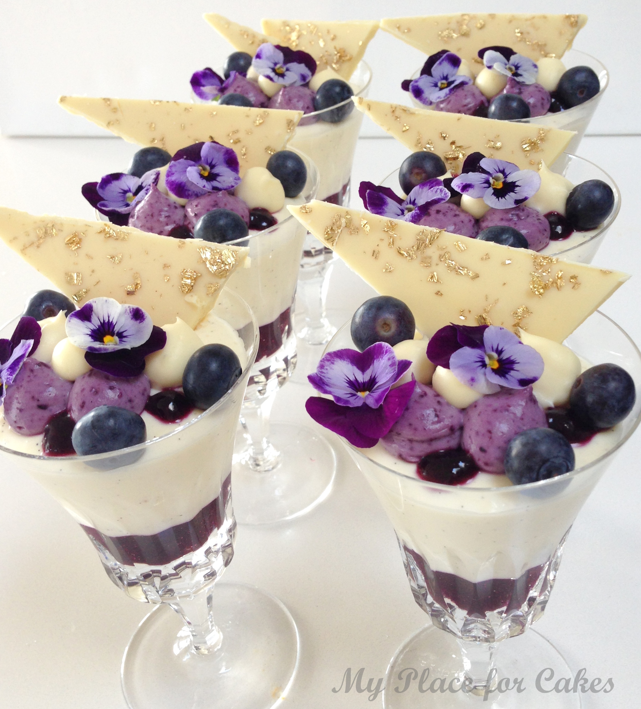Pannacotta med blåbær3
