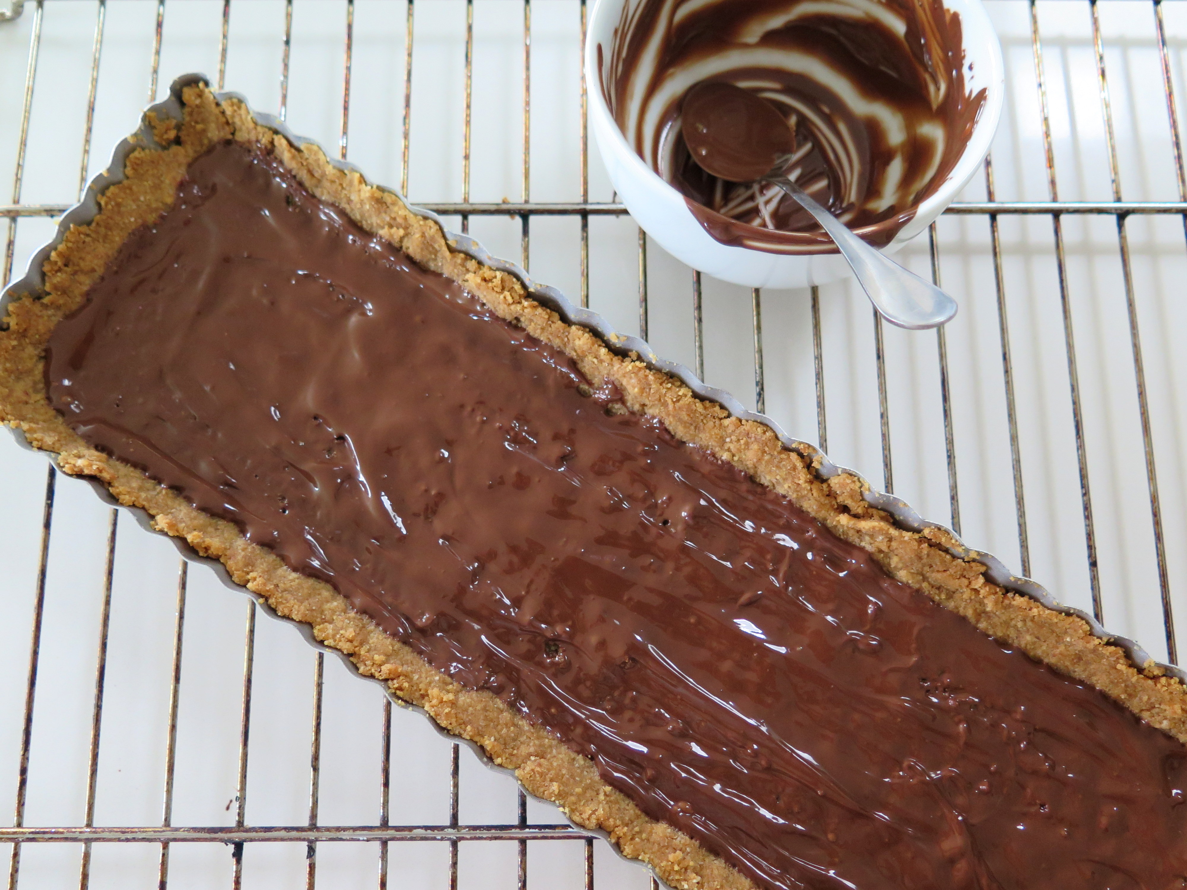 cheesecake bund med chokolade